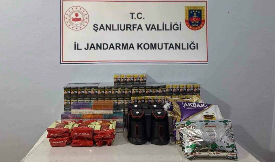 Şanlıurfa'da jandarma ekipleri tarafından Viranşehir ilçesinde yapılan çalışmada bin 130