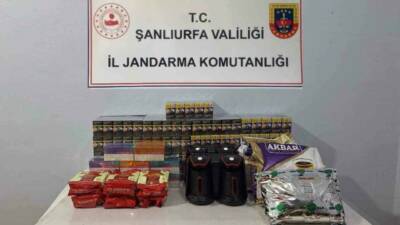 Şanlıurfa'da jandarma ekipleri tarafından Viranşehir ilçesinde yapılan çalışmada bin 130