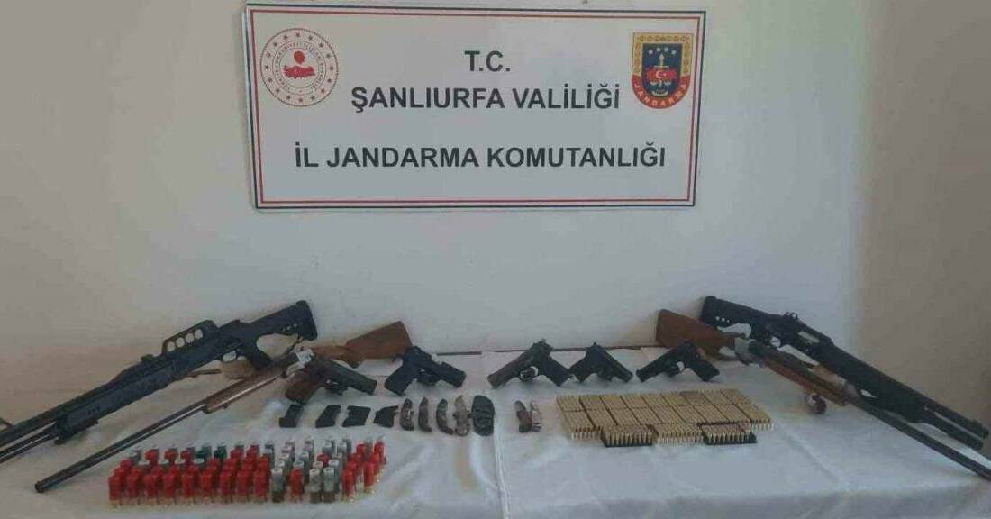 Şanlıurfa'da jandarma ekipleri tarafından düğünde havaya ateş eden 4 şüpheli