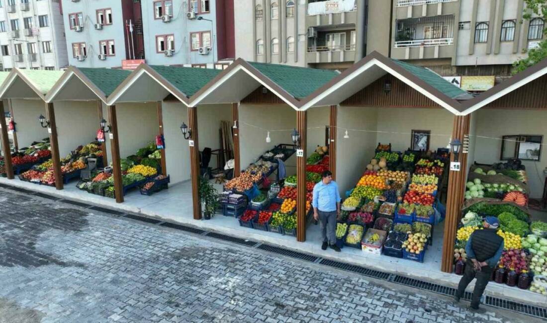 Şanlıurfa Büyükşehir Belediyesi, Bamyasuyu Mahallesi’nde hizmet veren 11 Nisan Manavlar