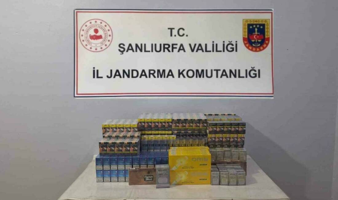 Şanlıurfa'da jandarma ekipleri tarafından yapılan operasyonlarda gümrük kaçağı cep telefonu,
