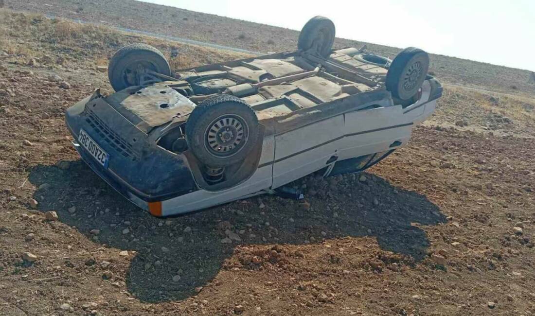 Harran ilçesinde meydana gelen trafik kazasında sürücüsü belirlenemeyen bir araç