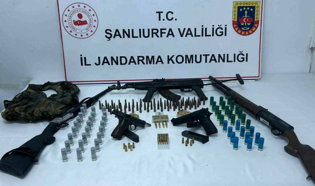 Şanlıurfa'nın Birecik ve Suruç ilçelerinde düzenlenen operasyonda silah kaçakçılığına yönelik