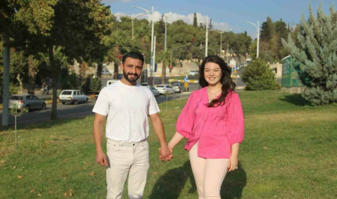 Şanlıurfa'da evlilik hazırlığı yapan Melisa Çelik ve Ömer Kirişçioğlu çifti,