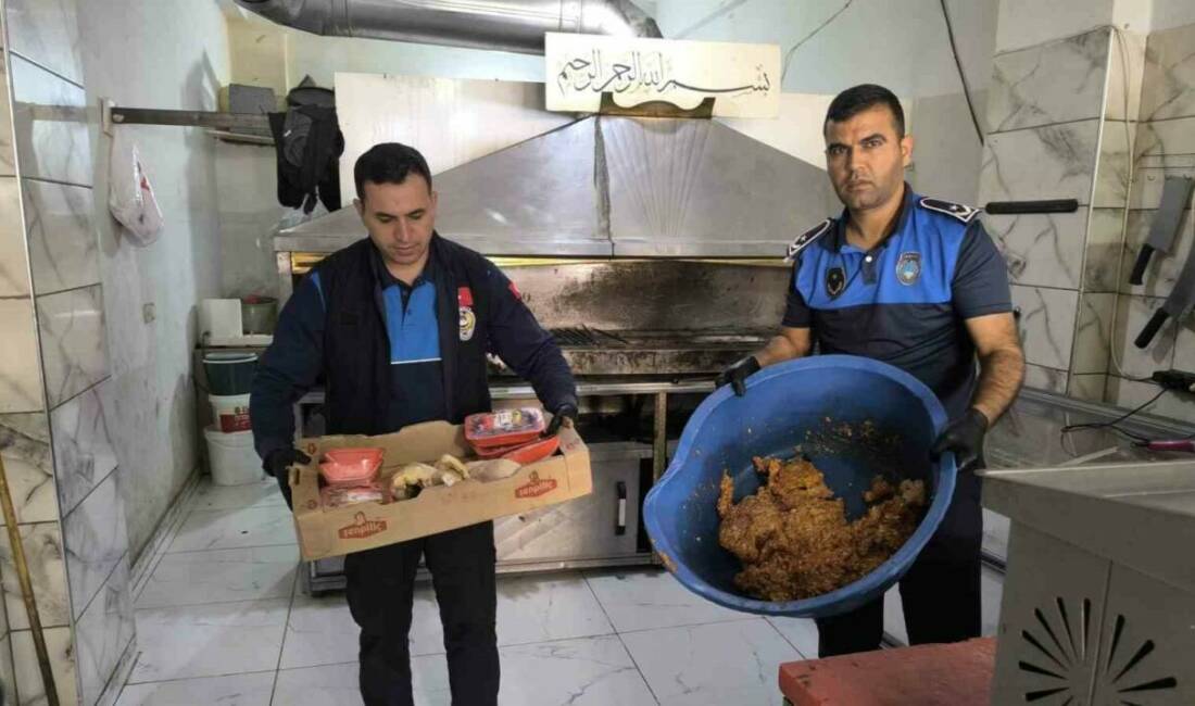 Eyyübiye Belediyesi Zabıta Müdürlüğü ekipleri, bir lokantada yapılan denetimde 183