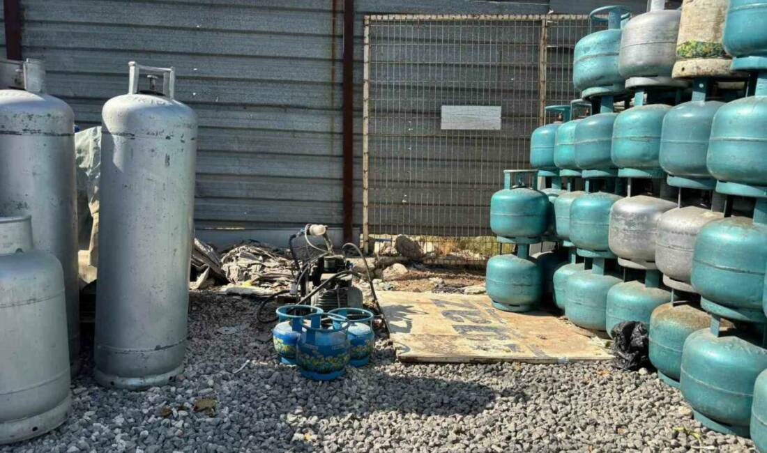 Şanlıurfa'da jandarma ekipleri, usulsüz tüp dolumu ve satışı yapıldığı belirlenen