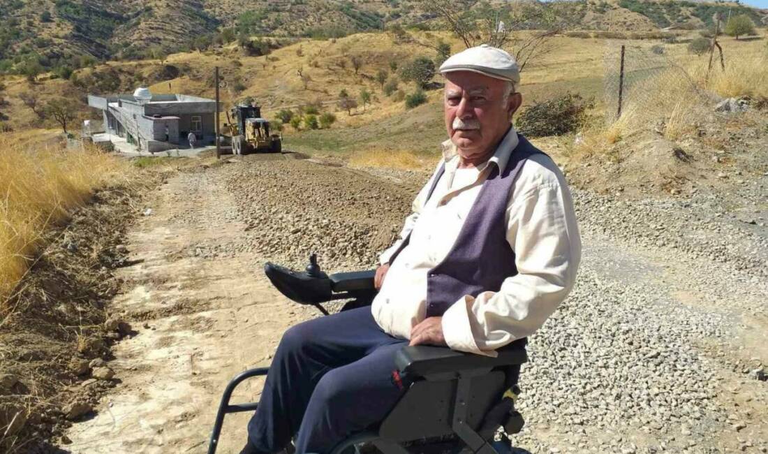 Siirt'in Baykan ilçesine bağlı Çelikli köyünde yaşayan engelli Mahfuz Baysal