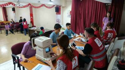 Türk Kızılay ve Genç Kızılay tarafından yürütülen 'Önlenebilir Körlük ile