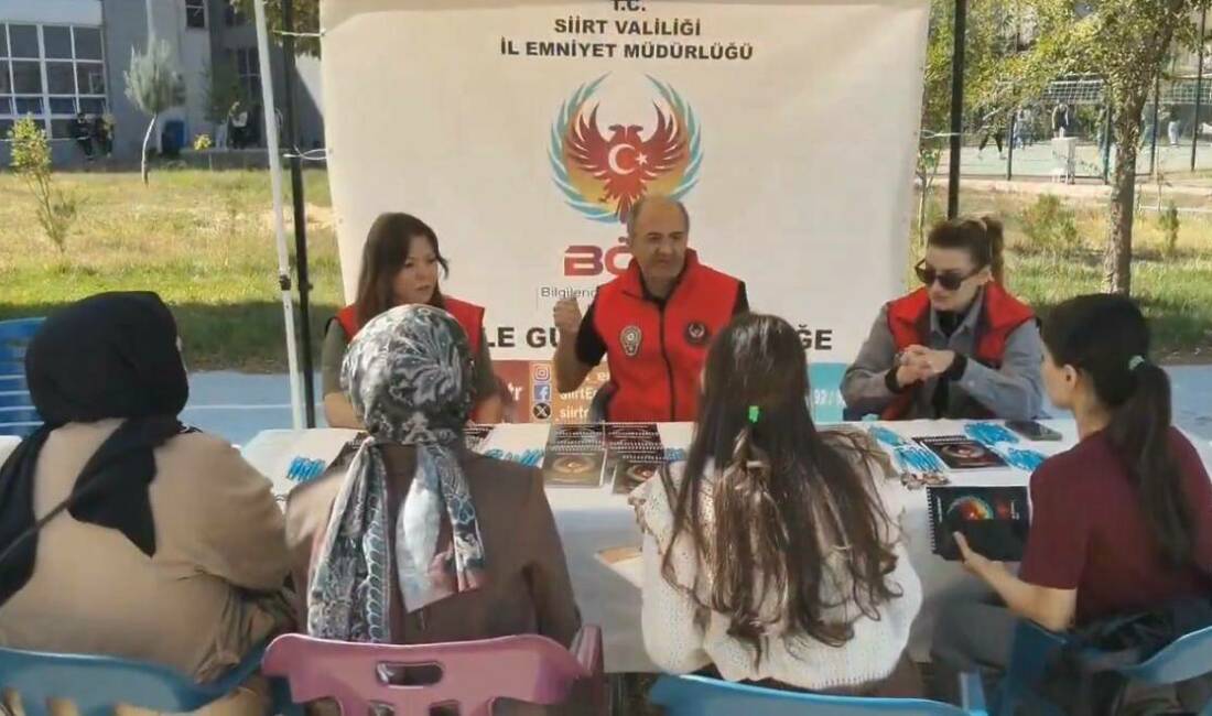 Siirt İl Emniyet Müdürlüğü personeli, Siirt Üniversitesinde öğrenim gören öğrencilere