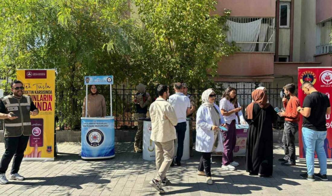 Siirt'te şiddetin ve madde bağımlılığının zararlarına dikkat çekmek amacıyla "Dünya
