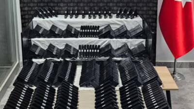 Şırnak'ta yapılan operasyonda güvenlik güçleri tarafından atışa hazır hale getirilebilen