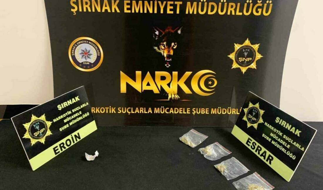 Şırnak İl Emniyet Müdürlüğü, il genelinde düzenlenen operasyonlarda 40 şüpheli