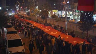 Şırnak’ın Silopi İlçe Kaymakamlığı öncülüğünde Cumhuriyet’in 102. yılı büyük bir