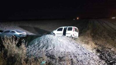 Şırnak'ın Silopi ile Cizre ilçeleri arasında meydana gelen kazada hafif