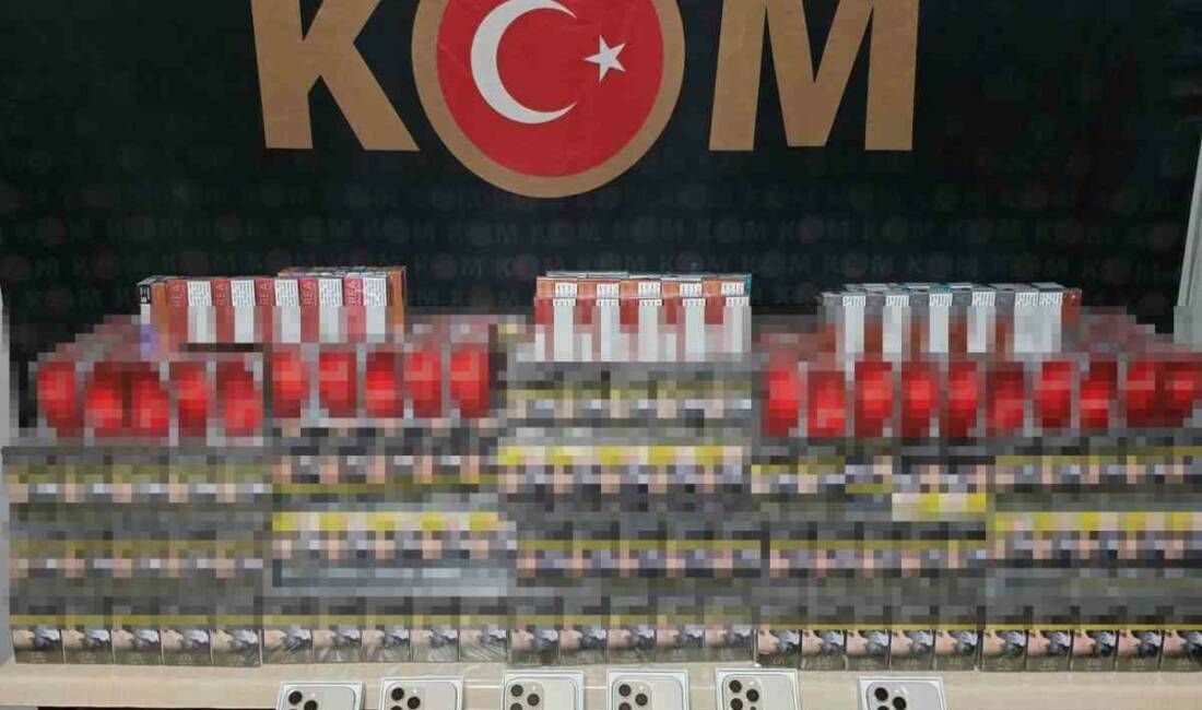 Silopi ilçe otogarında bir otobüste yapılan aramada piyasa değeri 1
