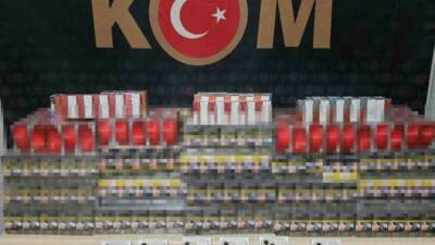 Silopi ilçe otogarında bir otobüste yapılan aramada piyasa değeri 1