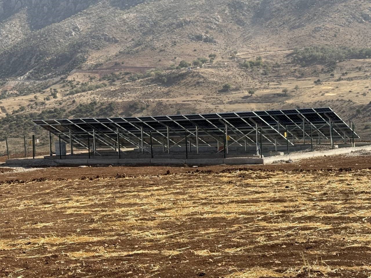 Şırnak Koçbey köyünde başlatılan "Sıfır Emisyonlu İçme Suyu Projesi" ile