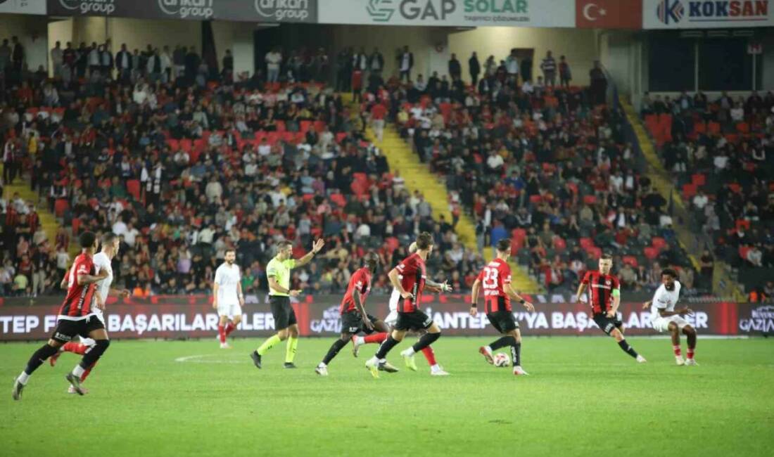 Gaziantep Futbol Kulübü, Trendyol Süper Lig'in 9. haftasında kendi sahasında