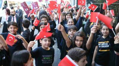 Diyarbakır’da Özel Maya ve Özel Bulut Başarı Okulları öğrencileri, kentin