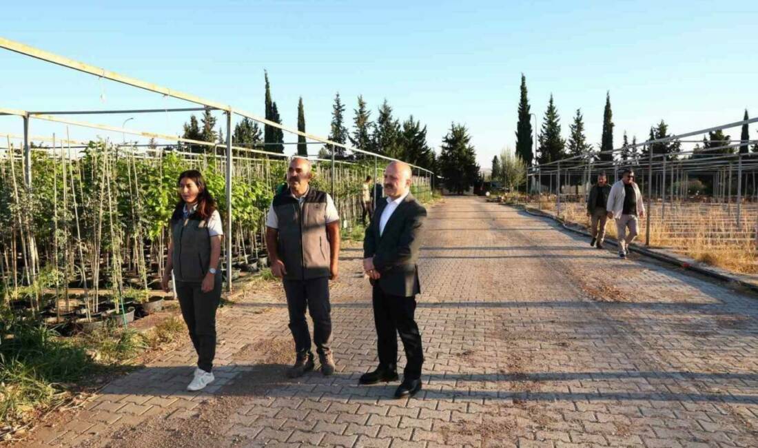 Adıyaman Valisi Osman Varol, Hasancık Köyü'ndeki Orman Fidanlık Müdürlüğü'nü ziyaret