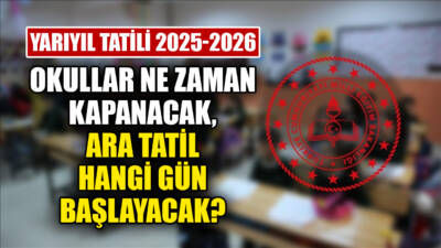 Milli Eğitim Bakanlığı (MEB), 2025-2026 eğitim öğretim yılı tatil takvimini