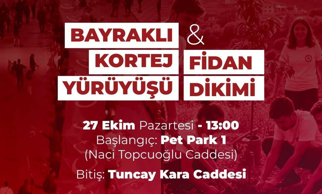 Yılmaz’dan bayraklı kortej yürüyüşüne davet Şehitkamil Belediye Başkanı Umut Yılmaz, 29 Ekim Cumhuriyet Bayramı'nın 102.