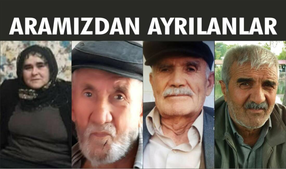 02-03.11.2025 Pazar, Pazartesi gününe ait Besni’de Vefat Edenler köşesi.