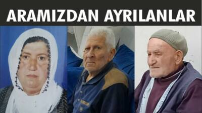 14-15.11.2025 Cuma, Cumartesi gününe ait Besni’de Vefat Edenler köşesi.