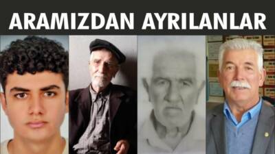 30.10.2025 - 01.11.2025 Cuma, Cumartesi gününe ait Besni’de Vefat Edenler