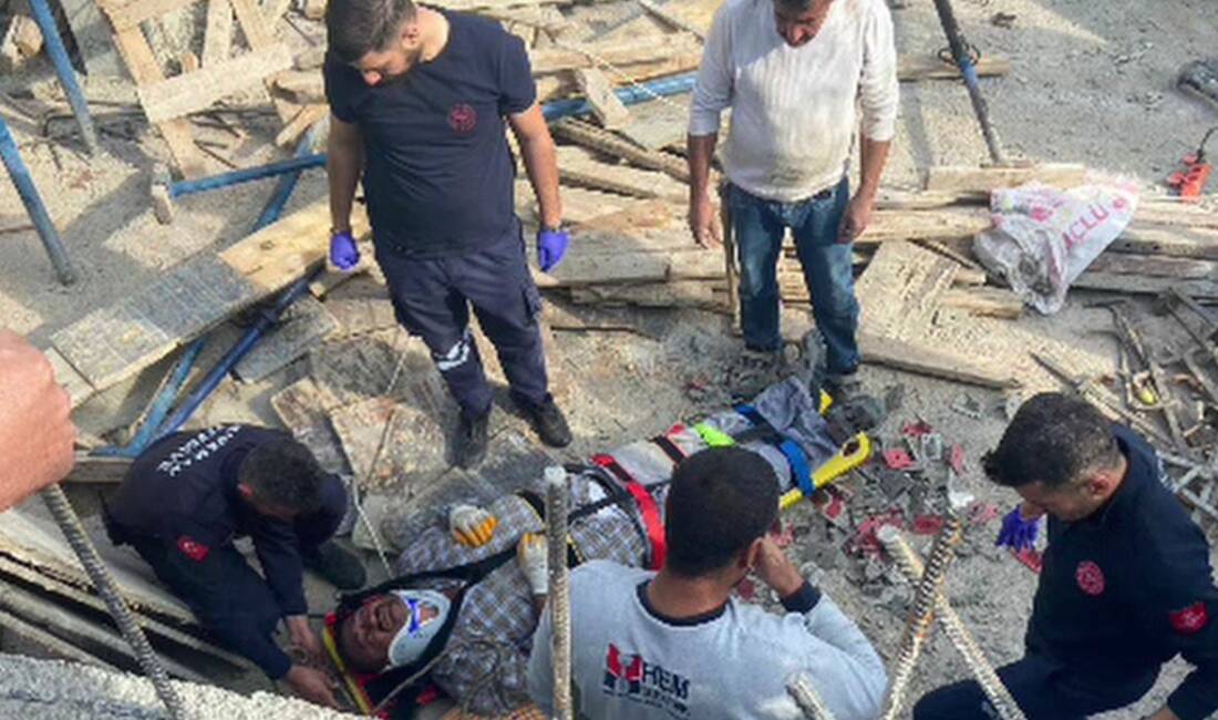 Adıyaman’da, çalıştığı inşaatta dengesini kaybederek bodruma düşen şahıs yaralandı.