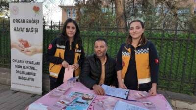 Siirt'te bir vatandaş, ablasından karaciğer nakli aldıktan sonra Organ Bağış