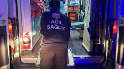 Adıyaman'da yapımı devam eden istinat duvarının çökmesi sonucu bir işçi