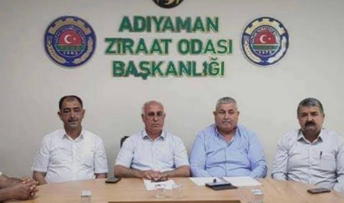 Adıyaman Ziraat Odaları İl Koordinasyon Kurulu tarafından hazırlanan tarımsal sorunları
