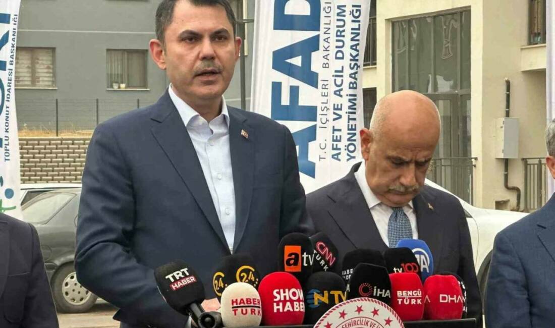 Çevre, Şehircilik ve İklim Değişikliği Bakanı Murat Kurum, Adıyaman’daki İndere