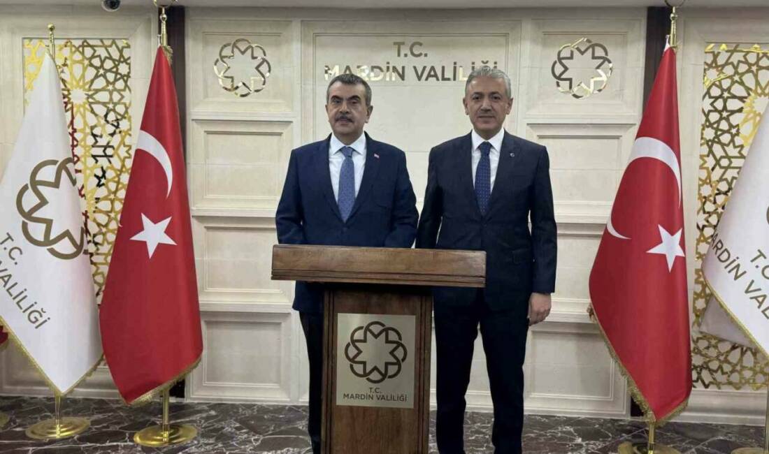 Mardin’de meslek liselilerle buluşan Milli Eğitim Bakanı Yusuf Tekin, mesleki