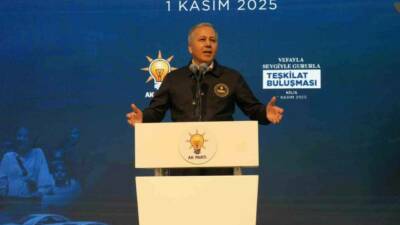 İçişleri Bakanı Ali Yerlikaya, Kilis’te AK Parti teşkilatıyla bir araya