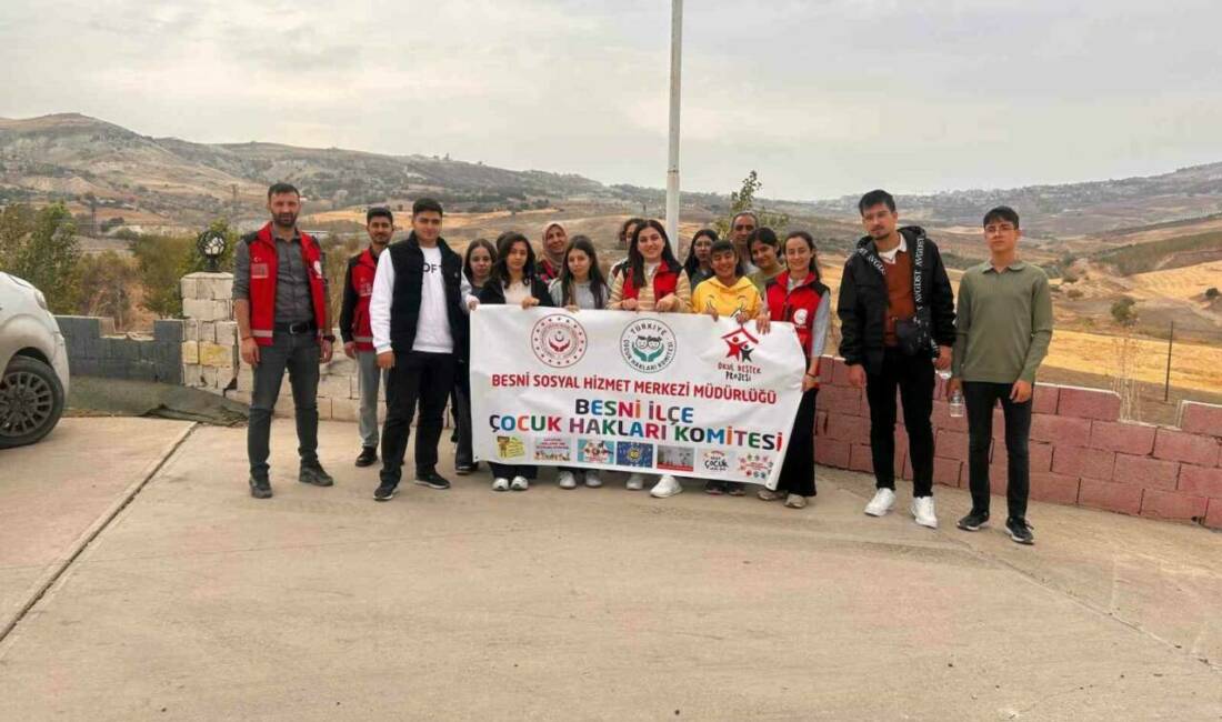 Adıyaman'ın Besni ilçesinde Sosyal Hizmet Merkezi Müdürlüğü tarafından Okul Destek