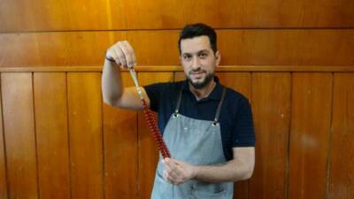 Gaziantep'te Osmanlı döneminden kalma ve farklı değerli taşlar kullanılarak yapılan