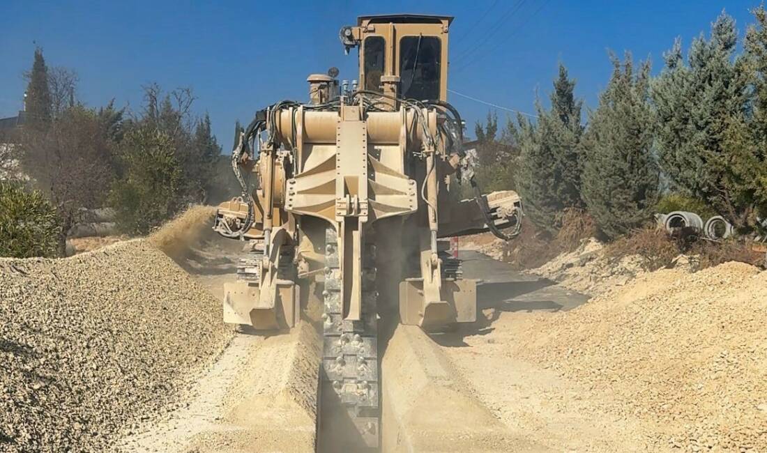 GASKİ, Gaziantep'in Şahinbey ilçesi Burç bölgesinde yürüttüğü içmesuyu ve kanalizasyon