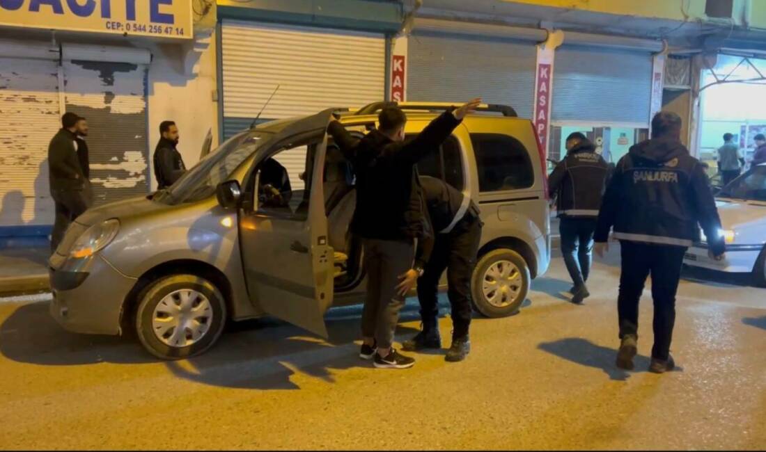 Şanlıurfa'nın Ceylanpınar ilçesinde polis ekipleri tarafından gerçekleştirilen asayiş uygulamasında 2