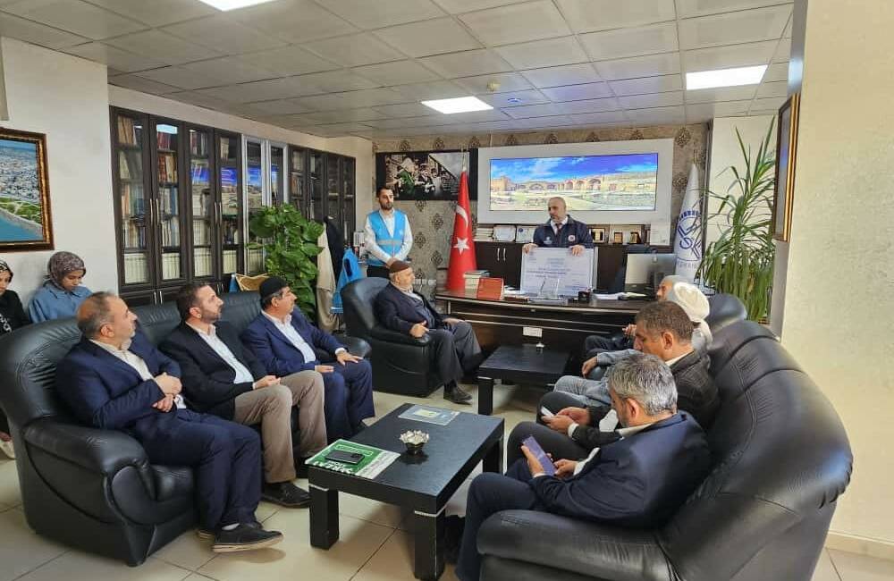 Şırnak'ın Cizre ilçesinde, Türkiye Diyanet Vakfı tarafından Gazze'ye destek amacıyla
