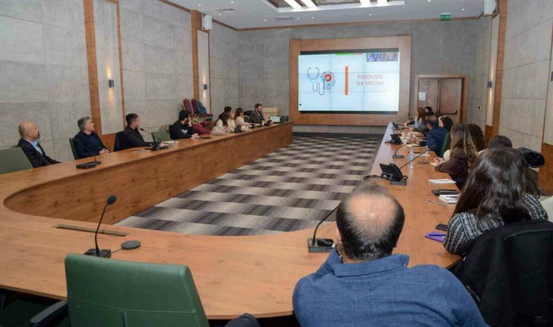 Diyarbakır Büyükşehir Belediyesi, kriz anlarında doğru müdahalede bulunabilmek için personeline