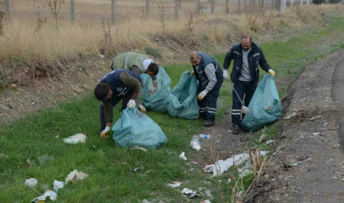 Diyarbakır girişleri temizleniyor Diyarbakır Büyükşehir Belediyesi, "Amed’i Seviyorum, Kirletmiyorum" kampanyası kapsamında kentin dört