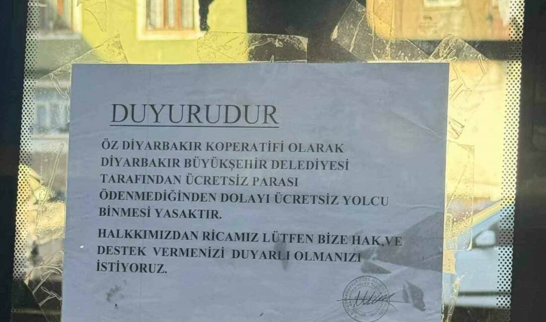 Diyarbakır’da özel halk otobüslerinden ücretsiz yolcu krizi Diyarbakır'da özel halk otobüsleri, ücretsiz kart sahiplerini almama kararı aldı.