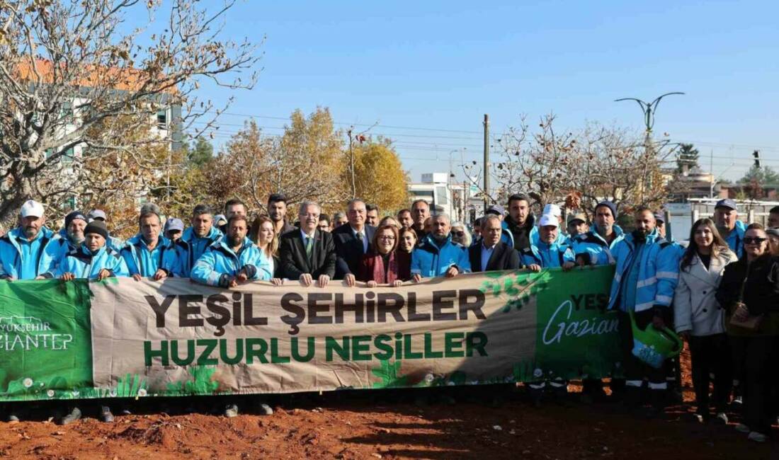 Gaziantep Büyükşehir Belediyesi ve Gaziantep Valiliği iş birliğiyle yürütülen YEŞİLANTEP