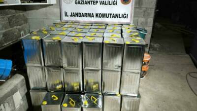 Gaziantep'te 500 bin TL değerinde bin 674 litre sahte zeytinyağı