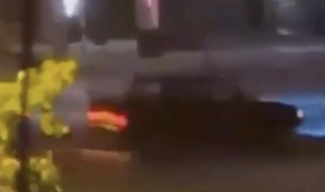 Gaziantep'te ehliyetsiz bir sürücünün sokak ortasında drift yapması üzerine, araç