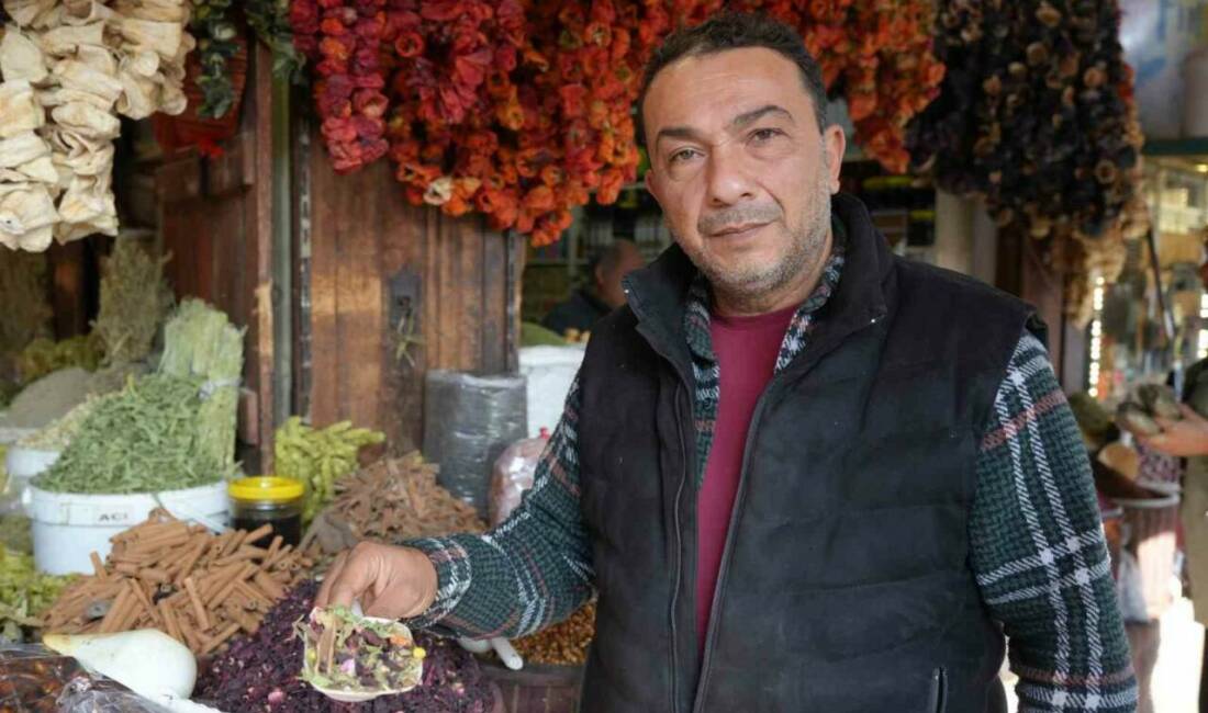 Gaziantep'te havaların soğumasıyla beraber vatandaşlar doğal tedavi yöntemlerine ilgi gösteriyor.