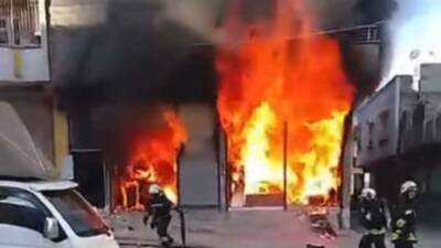 Gaziantep'te Taşlıca Mahallesi'nde çıkan yangın kısa sürede büyüdü ve itfaiye