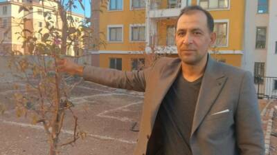 Geçen yıl Adıyaman’ın Gölbaşı ilçesinde don nedeniyle kuruyan ağaçlar, bu